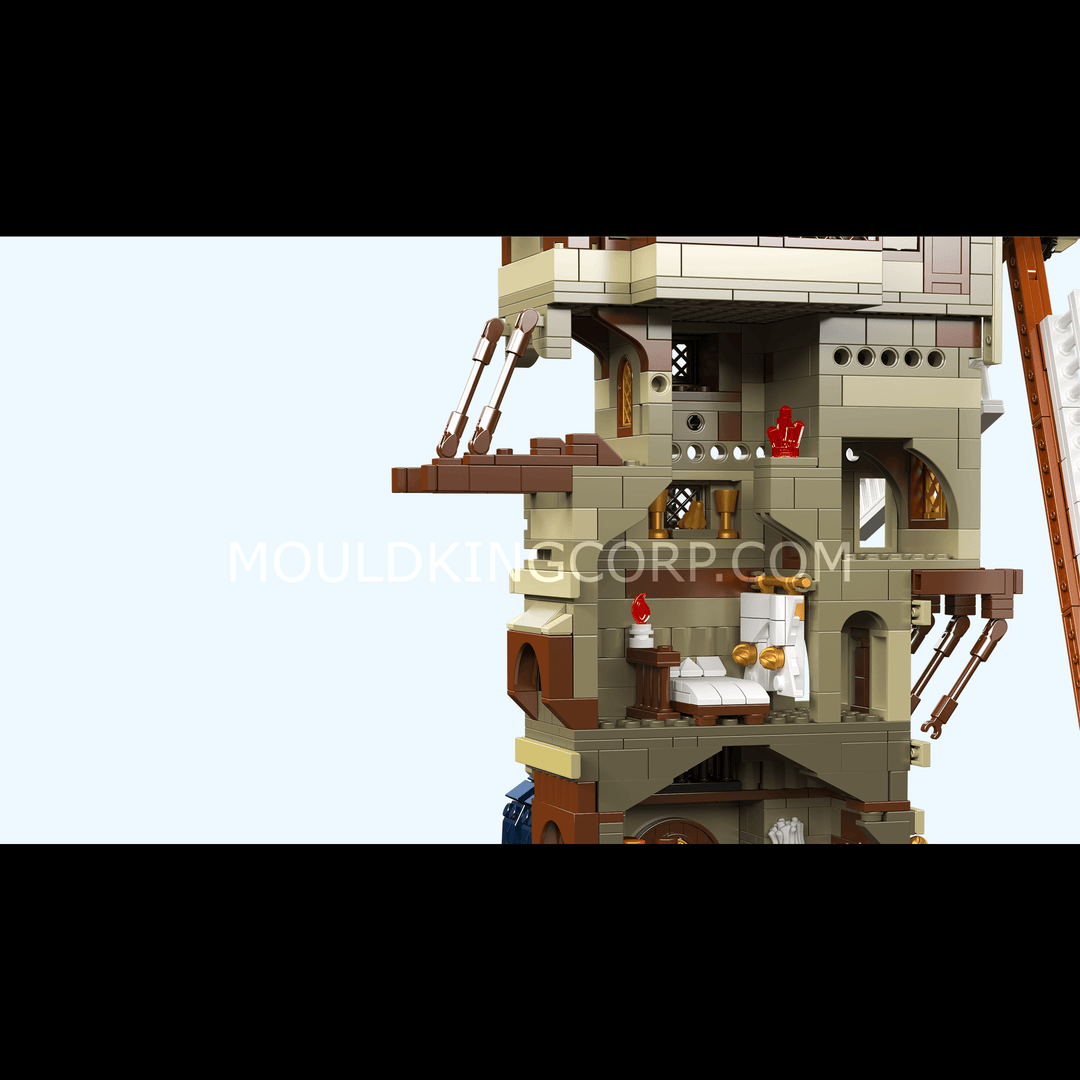 Mallenkoning 10060 Middeleeuws Europa Windmolen Bouwset | 1.584 Stuks
