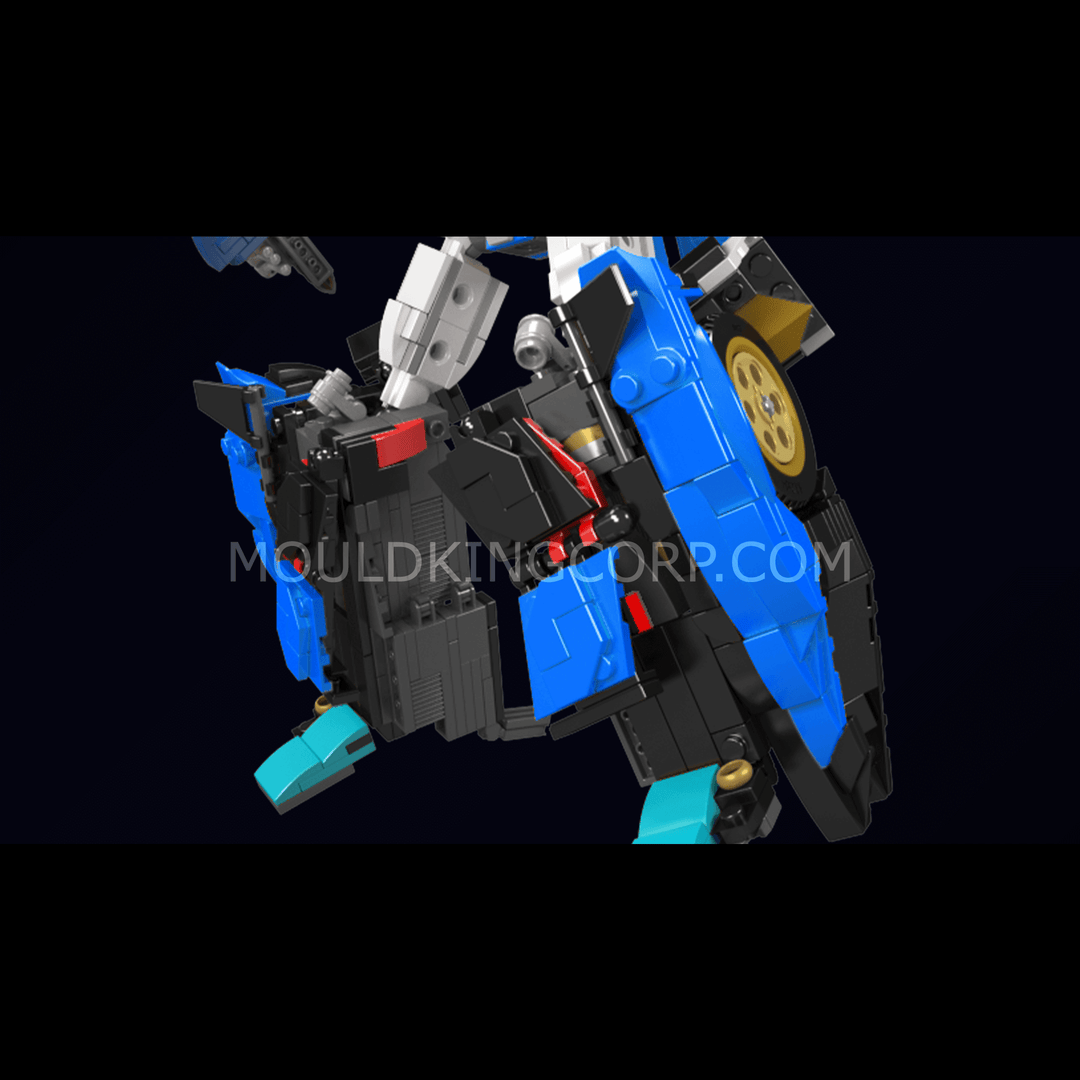 Matrijzenkoning 10061 Creatieve Ideeën 2in1 Lambo Robot Bouwset | 998 PCS