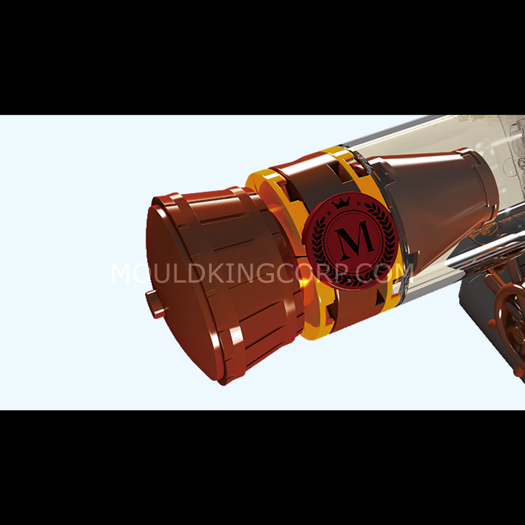 Mould King 10070S Schiff-In-einer-Flasche Modellbausatz | 822 Teile