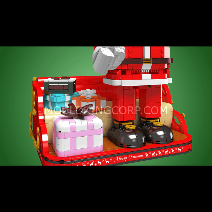 Mould King 10072 Geschenkter Weihnachtsmann Weihnachts-Bauspielzeugset | 2.087 PCS