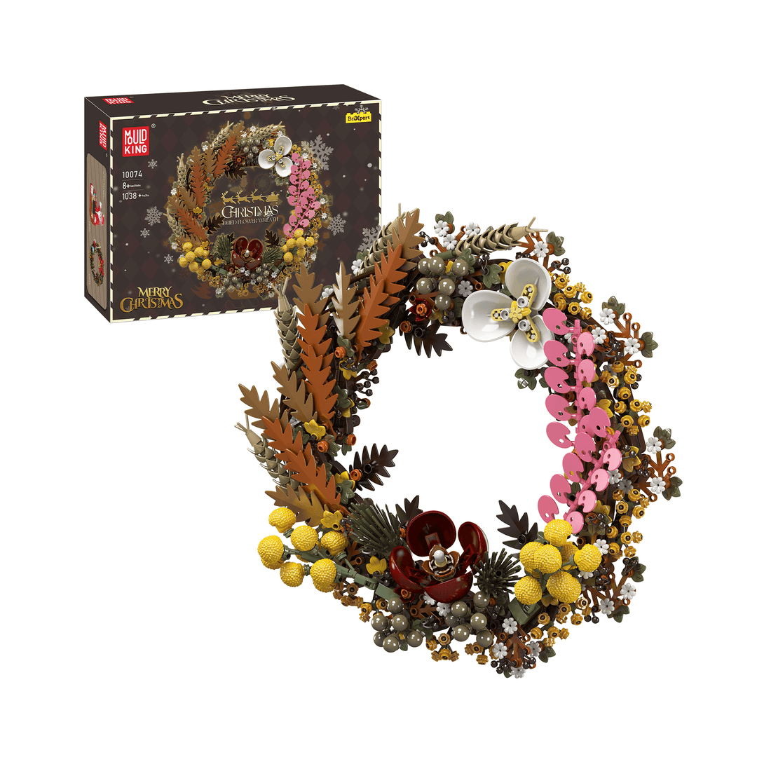 Mould King 10074 Weihnachts-Bausatz mit getrockneten Blumen | 1.038 Teile
