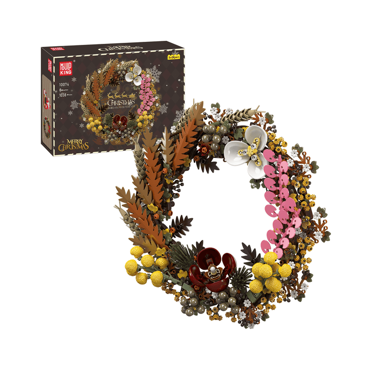 Mould King 10074 Weihnachts-Bausatz mit getrockneten Blumen | 1.038 Teile