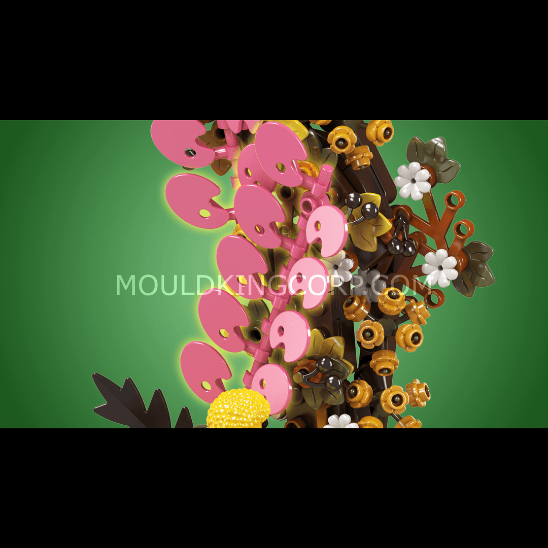 Mould King 10074 Weihnachts-Bausatz mit getrockneten Blumen | 1.038 Teile