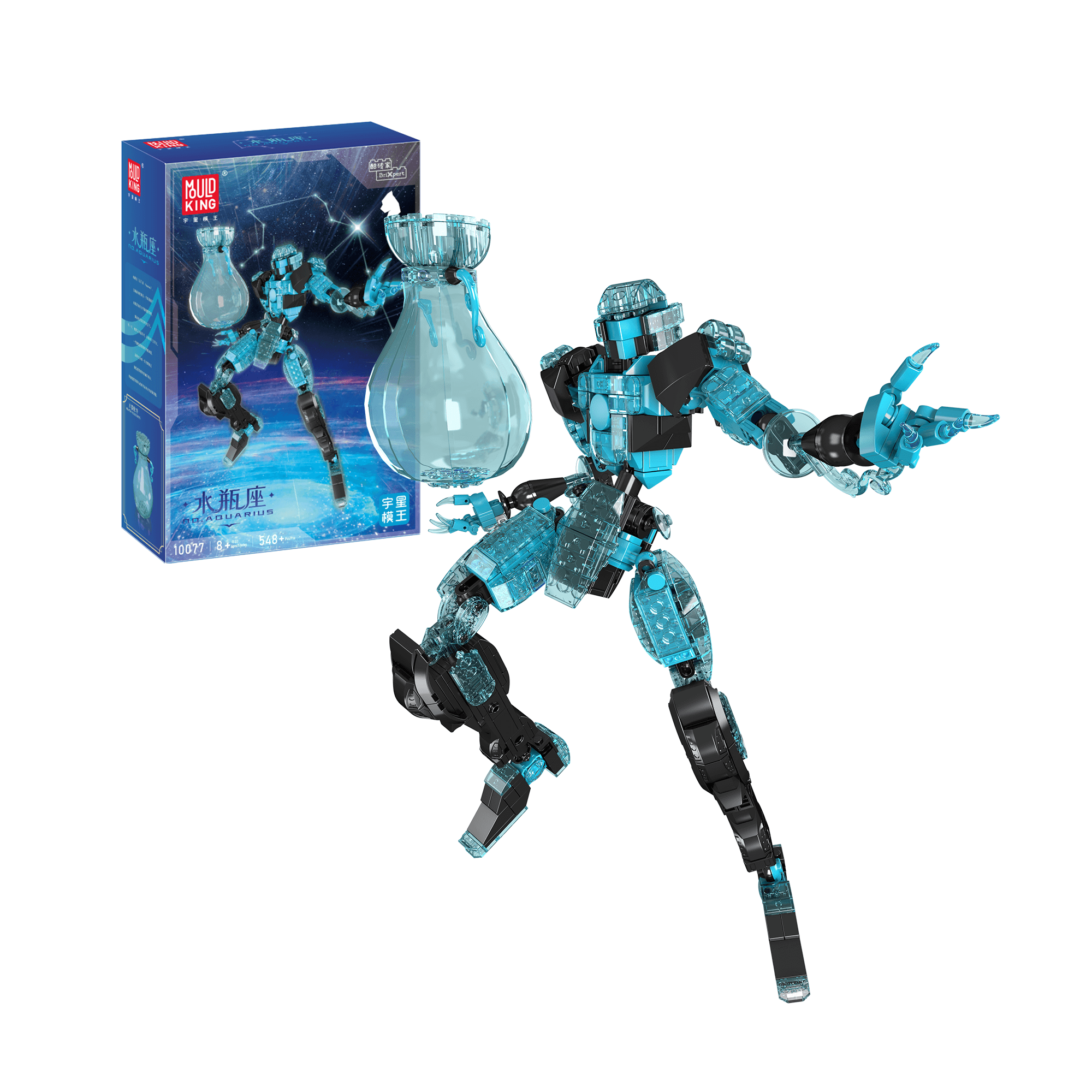 Mould King 10077 Aquarius of The Zodiac Series Building Set | 548 Pcs ...