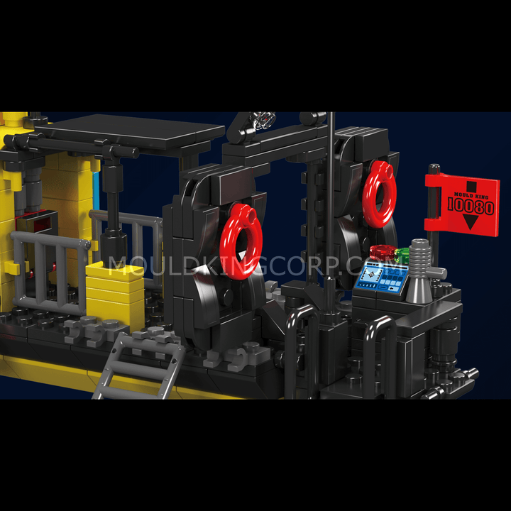Mould King 10080 Norwegisches multifunktionales Rettungsboot-Bauset | 462 Teile