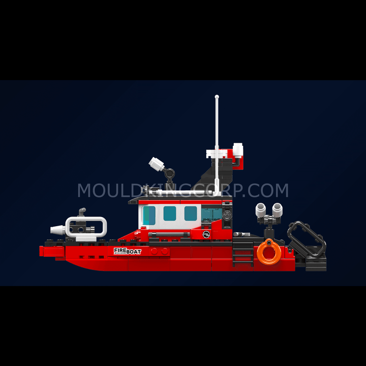 Mould King 10082 Feuerlöschboot-Bausatz | 315 Teile