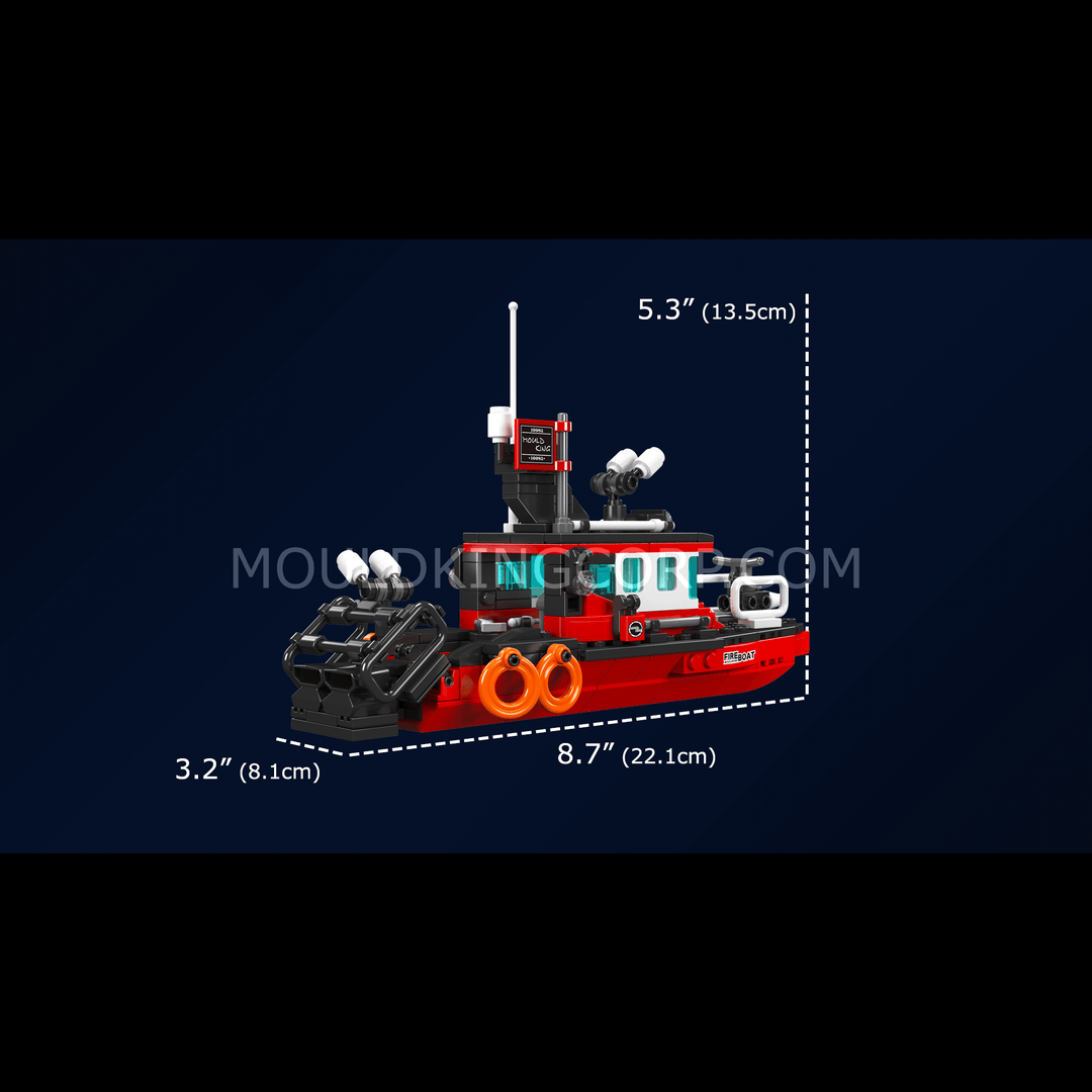 Mould King 10082 Feuerlöschboot-Bausatz | 315 Teile
