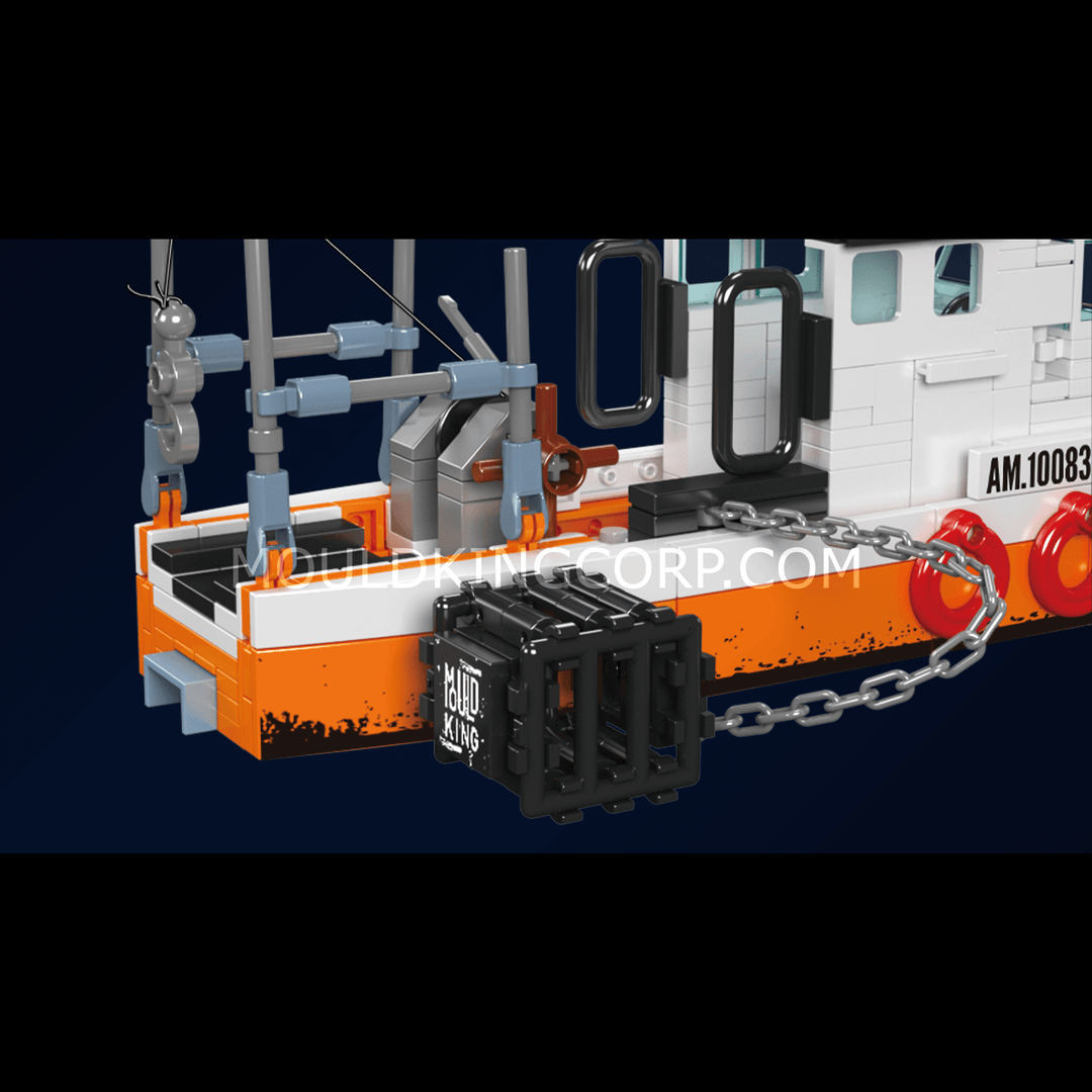 Mould King 10083 Fischerboot-Bausatz | 420 Teile