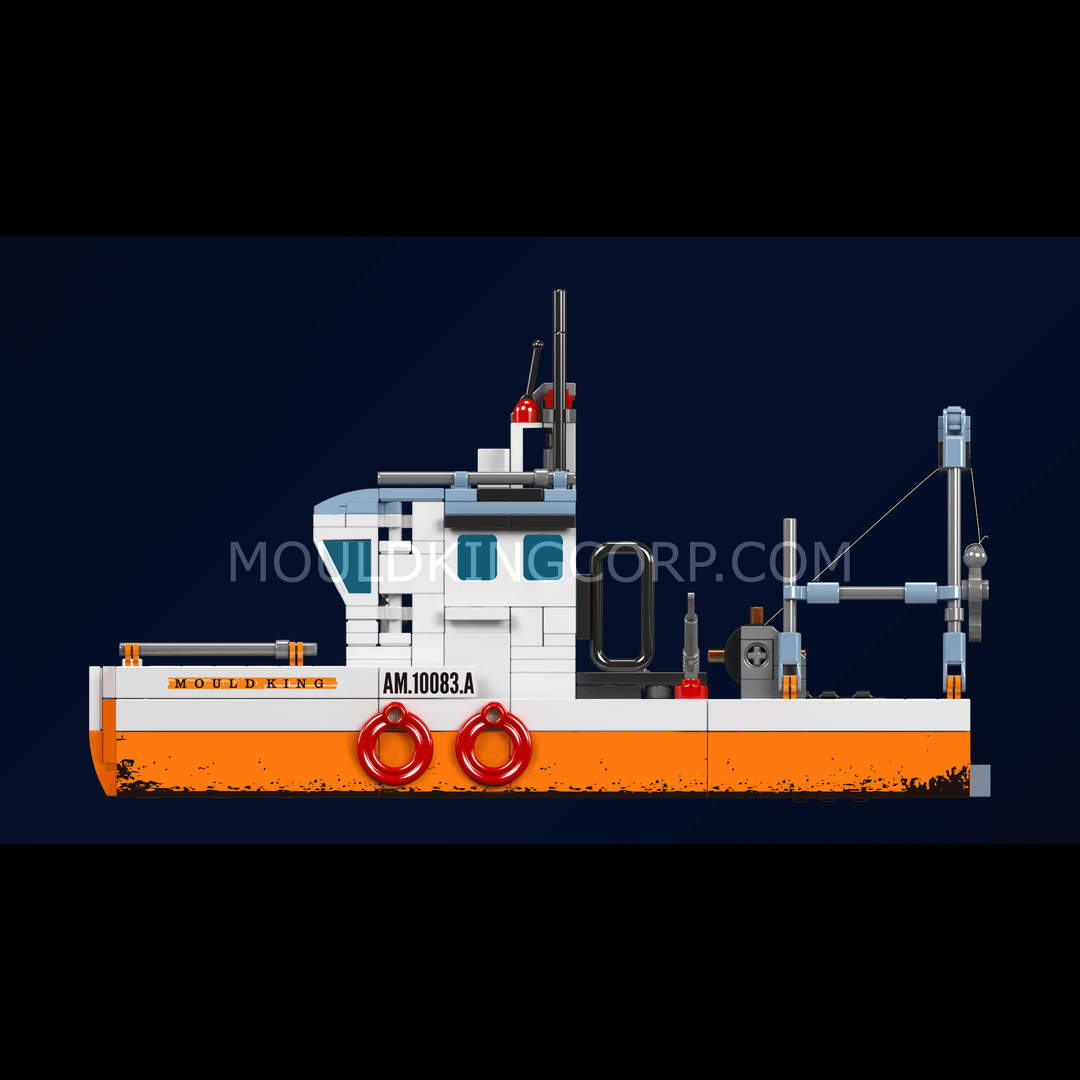 Mould King 10083 Fischerboot-Bausatz | 420 Teile