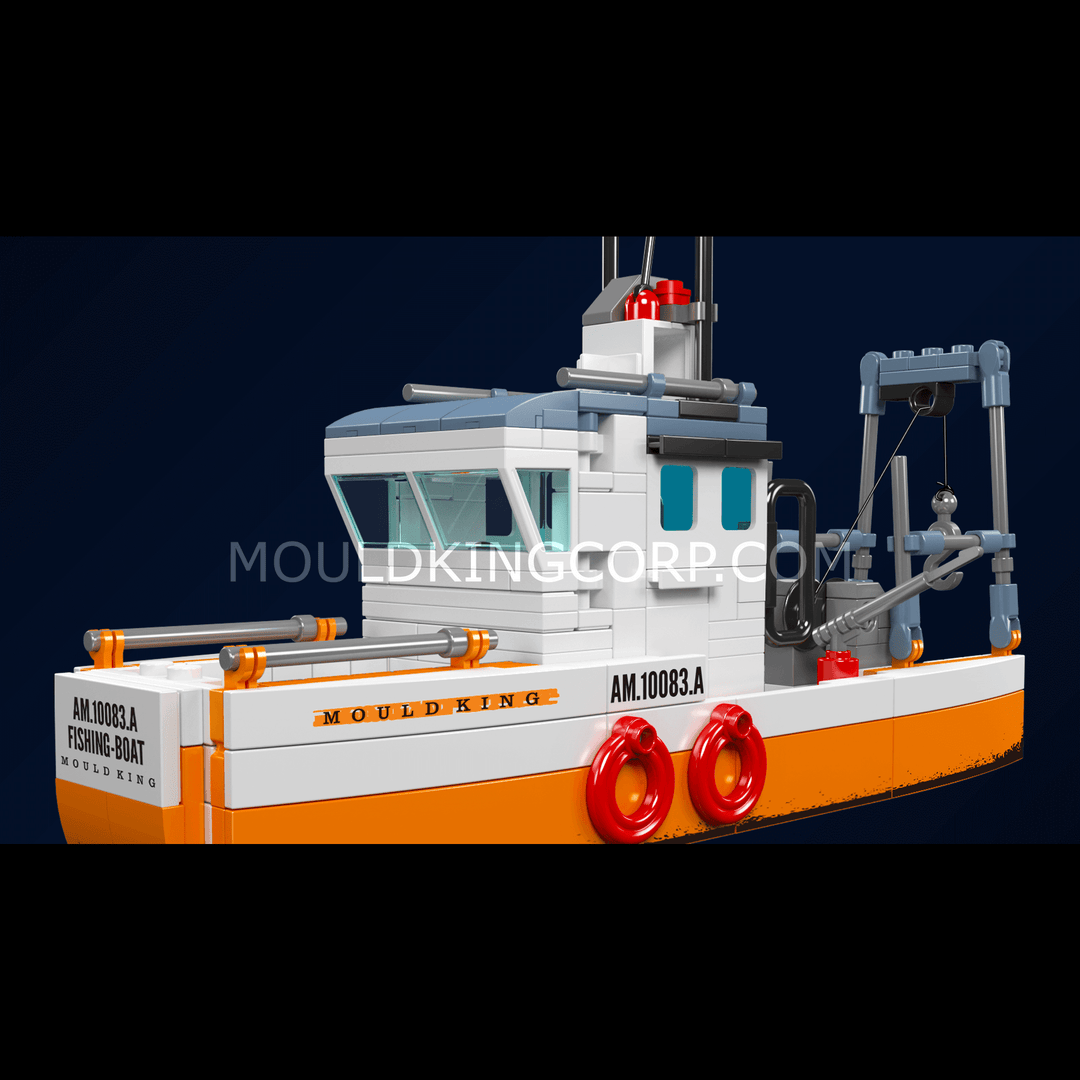 Mould King 10083 Fischerboot-Bausatz | 420 Teile
