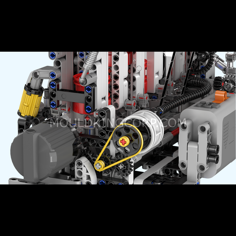Mould King 10087 Motorisierter L4 Benzinmotor Bausatz | 1.787 Teile
