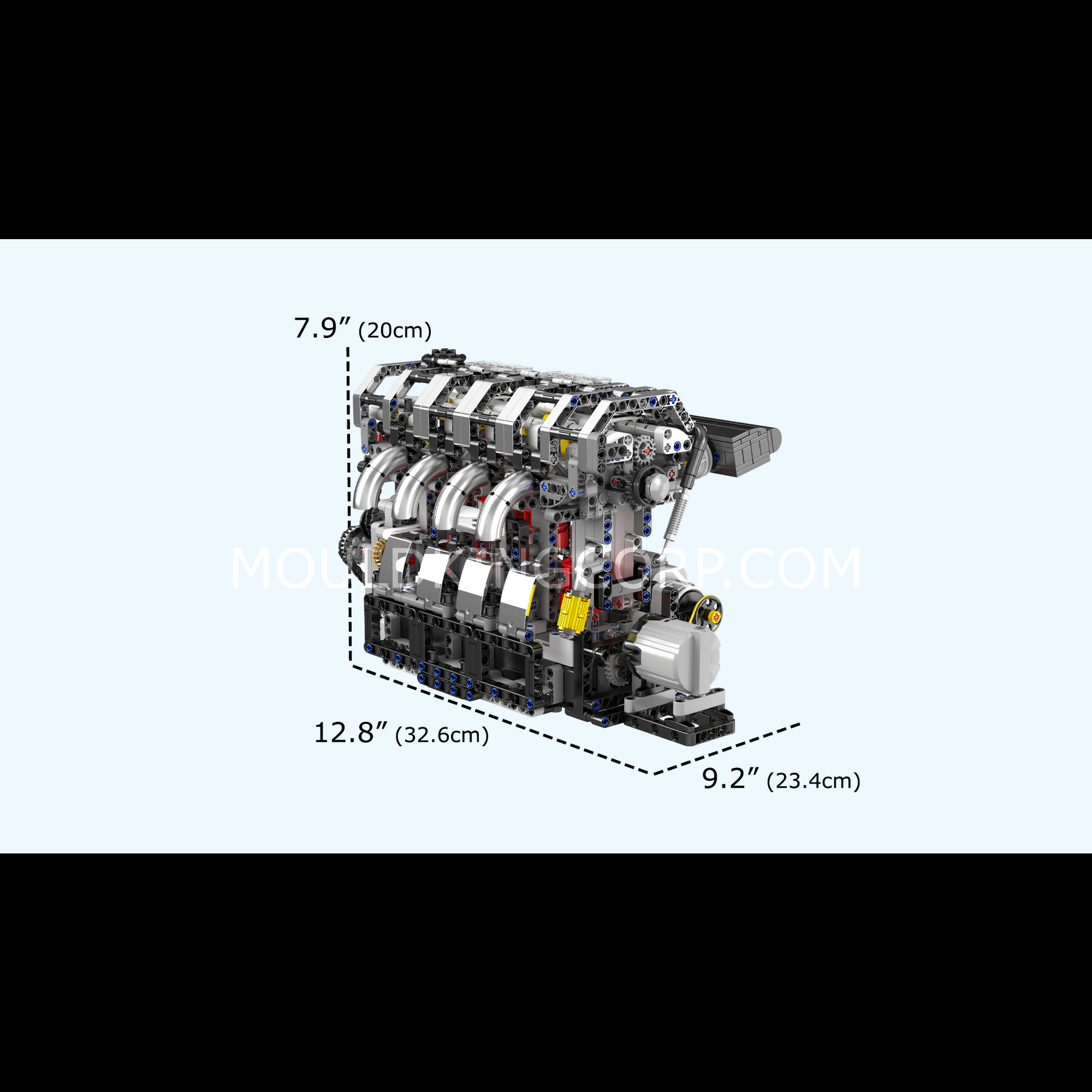 10087 Mould King 10087 Motorisierter L4 Benzinmotor | 1.787 Teile – Mould ...