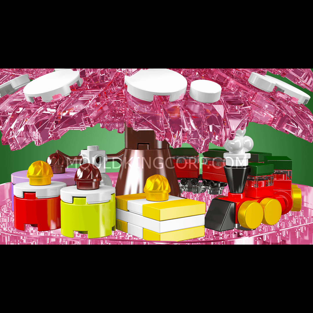 Mould King 10090 Weihnachtsbaum-Spieluhr-Bausatz | 688 Teile