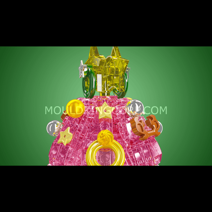Mould King 10090 Weihnachtsbaum-Spieluhr-Bausatz | 688 Teile