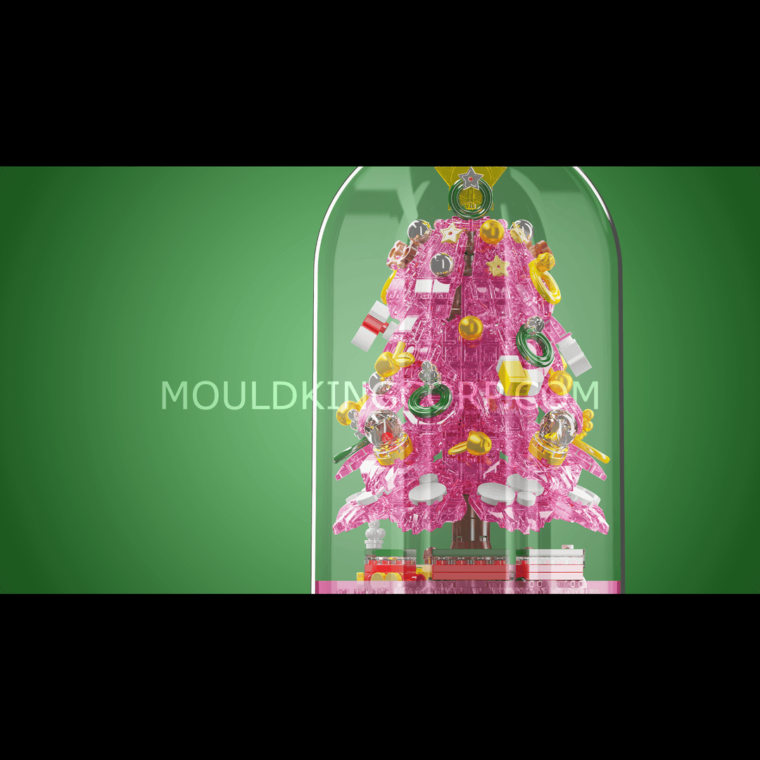 Mould King 10090 Weihnachtsbaum-Spieluhr-Bausatz | 688 Teile