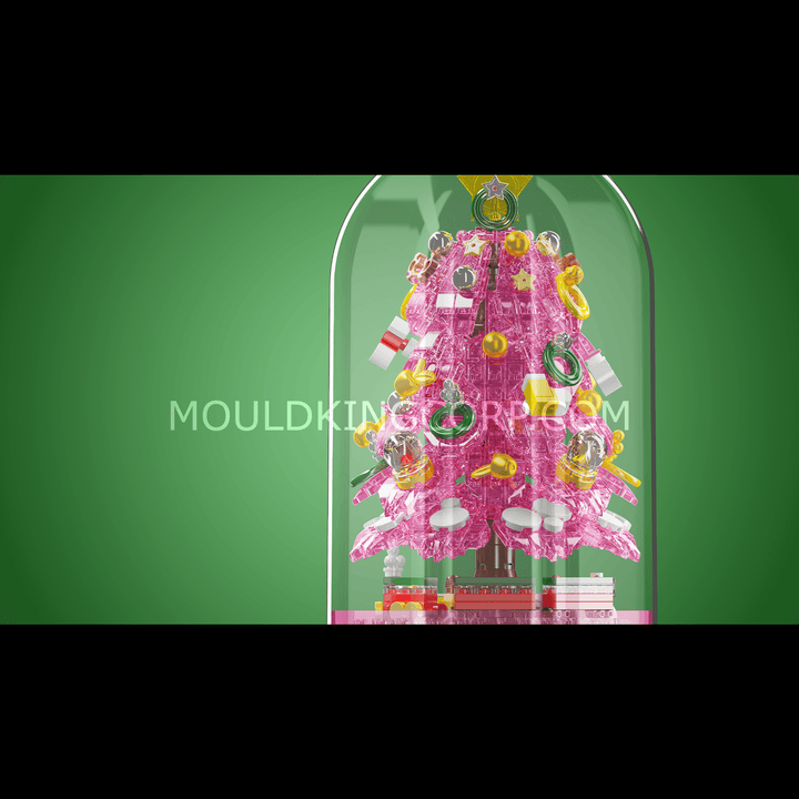 Mould King 10090 Weihnachtsbaum-Spieluhr-Bausatz | 688 Teile