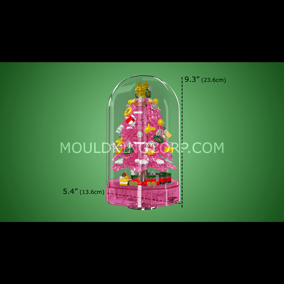 Mould King 10090 Weihnachtsbaum-Spieluhr-Bausatz | 688 Teile