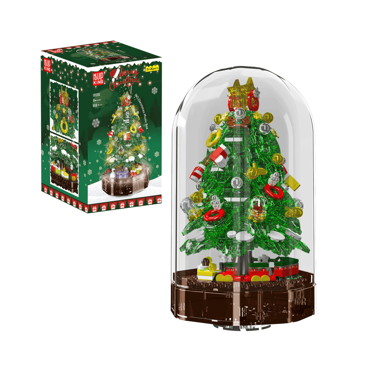 Mould King 10090 Weihnachtsbaum-Spieluhr-Bausatz | 688 Teile