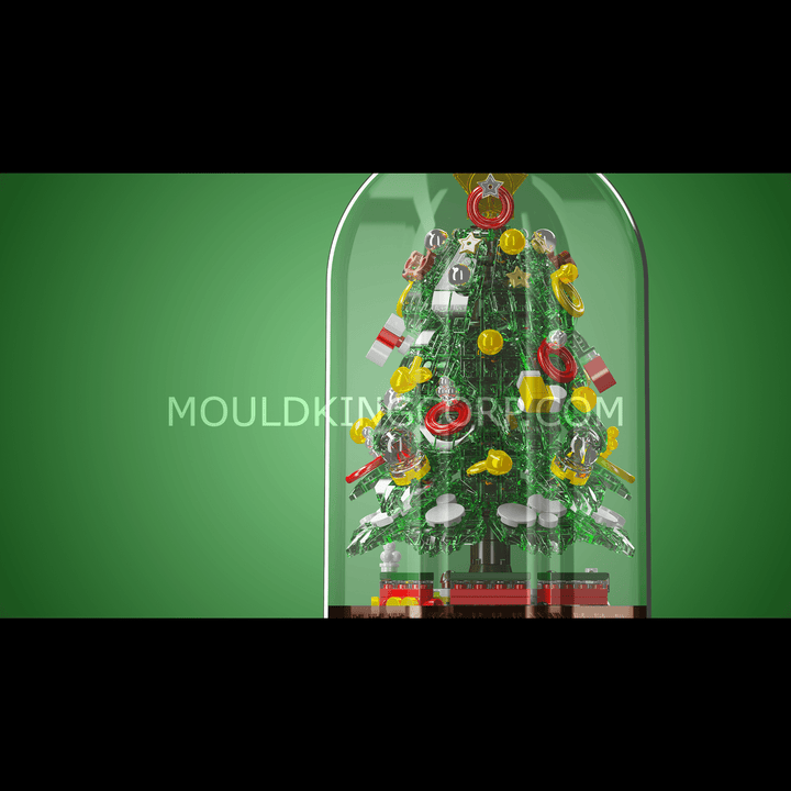 Mould King 10090 Weihnachtsbaum-Spieluhr-Bausatz | 688 Teile