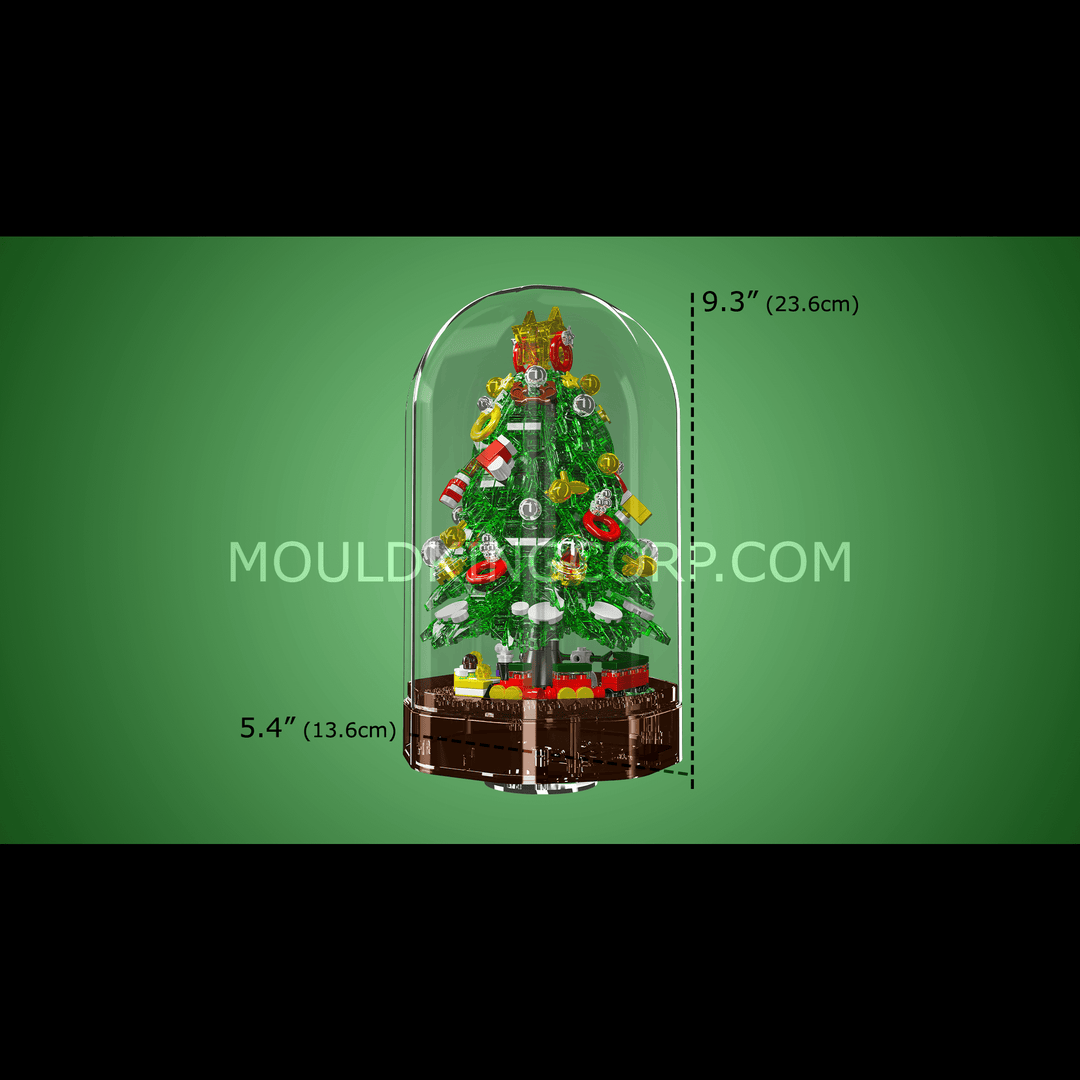Mould King 10090 Weihnachtsbaum-Spieluhr-Bausatz | 688 Teile