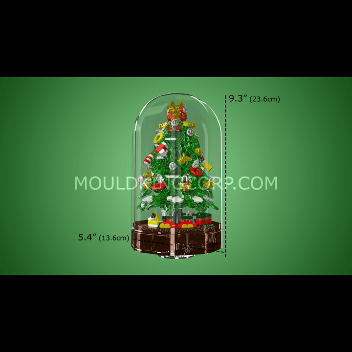 Mould King 10090 Weihnachtsbaum-Spieluhr-Bausatz | 688 Teile