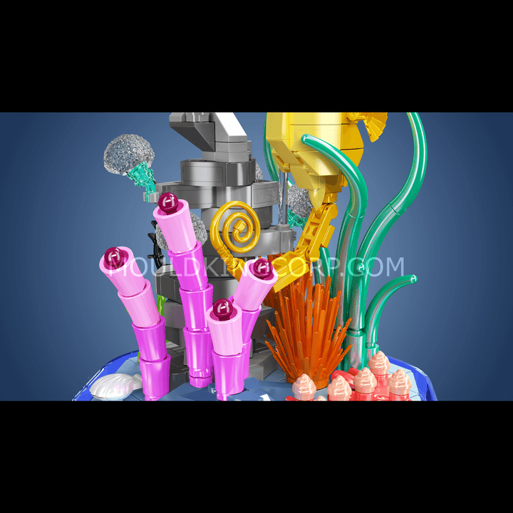 ドールハウス 10 Building blocks MarineWebster Mould King 10100 Seahorse Music Box Building Block Set | 424