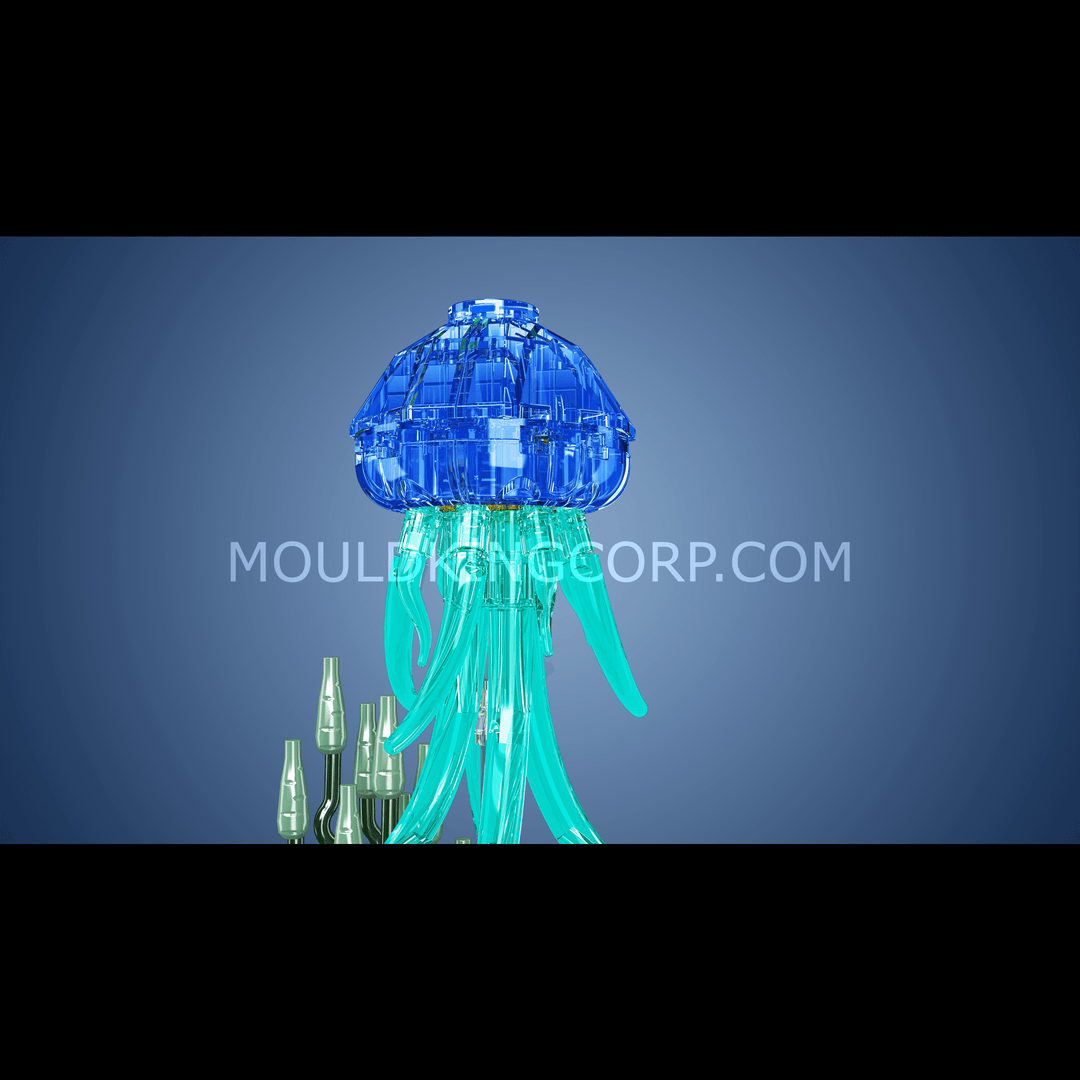 Mould King 10101 Jellyfish Music Box Building Block Set | 405 Pcs Mould King 10101 Jellyfish Music Box Building Block Set | 405 Pcs