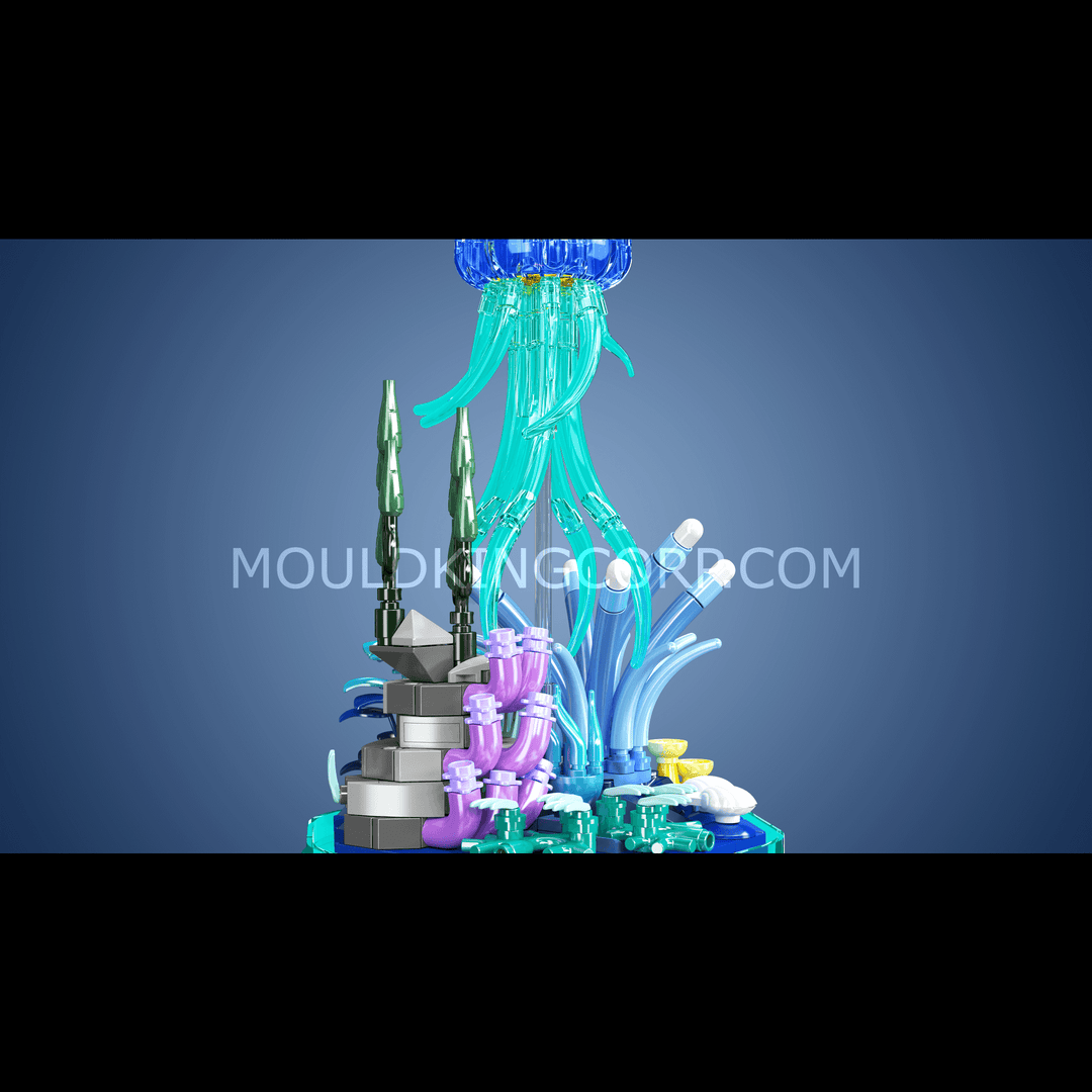 Mould King 10101 Jellyfish Music Box Building Block Set | 405 Pcs Mould King 10101 Jellyfish Music Box Building Block Set | 405 Pcs