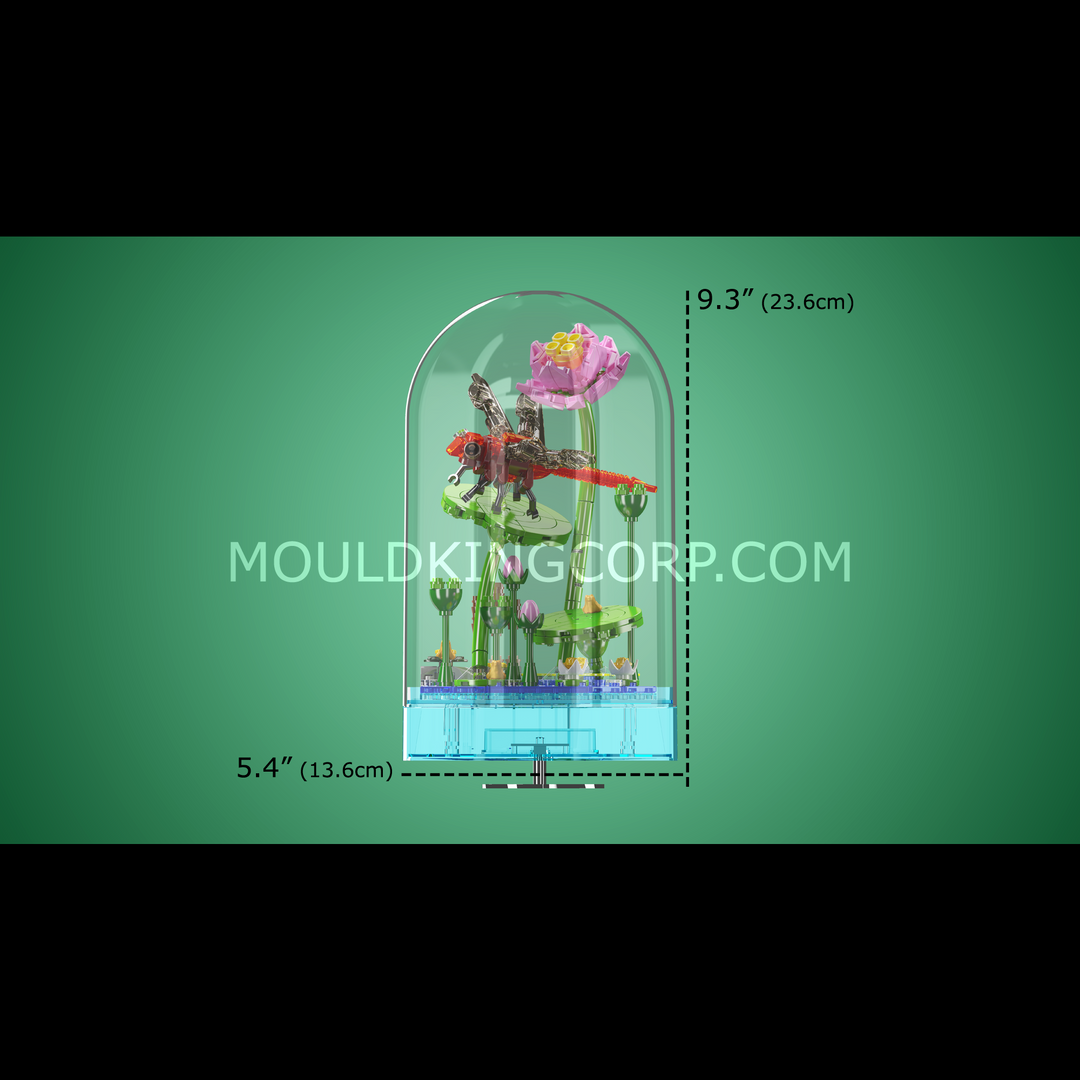 Mould King 10106 Dragonfly Music Box Building Set | 396 Pcs Mould King 10106 Dragonfly Music Box Building Set | 396 Pcs