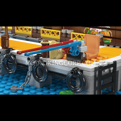 Mould King 10108 Dockside Tavern Bausteinset | 842 Teile