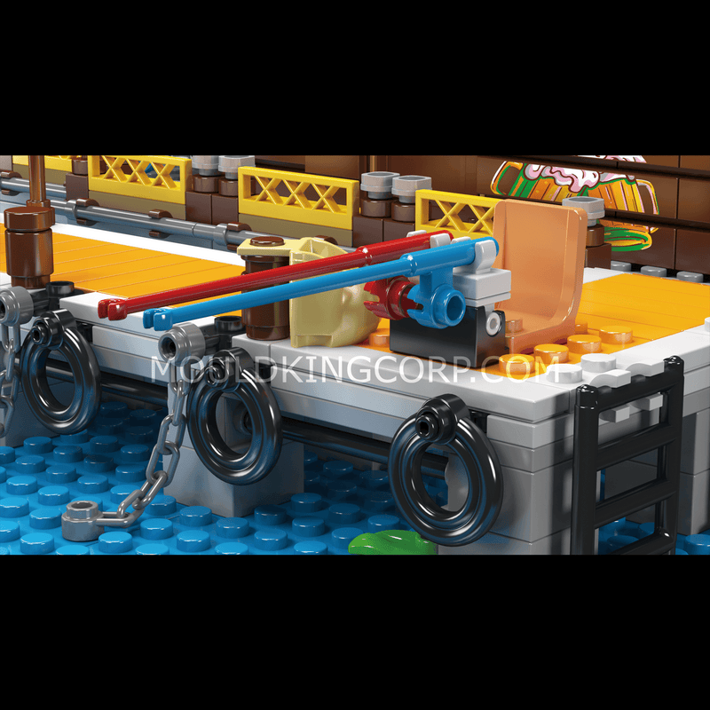 Mould King 10108 Dockside Tavern Building Block Set | 842 Pcs