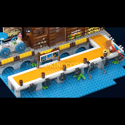 Mould King 10108 Dockside Tavern Building Block Set | 842 Pcs