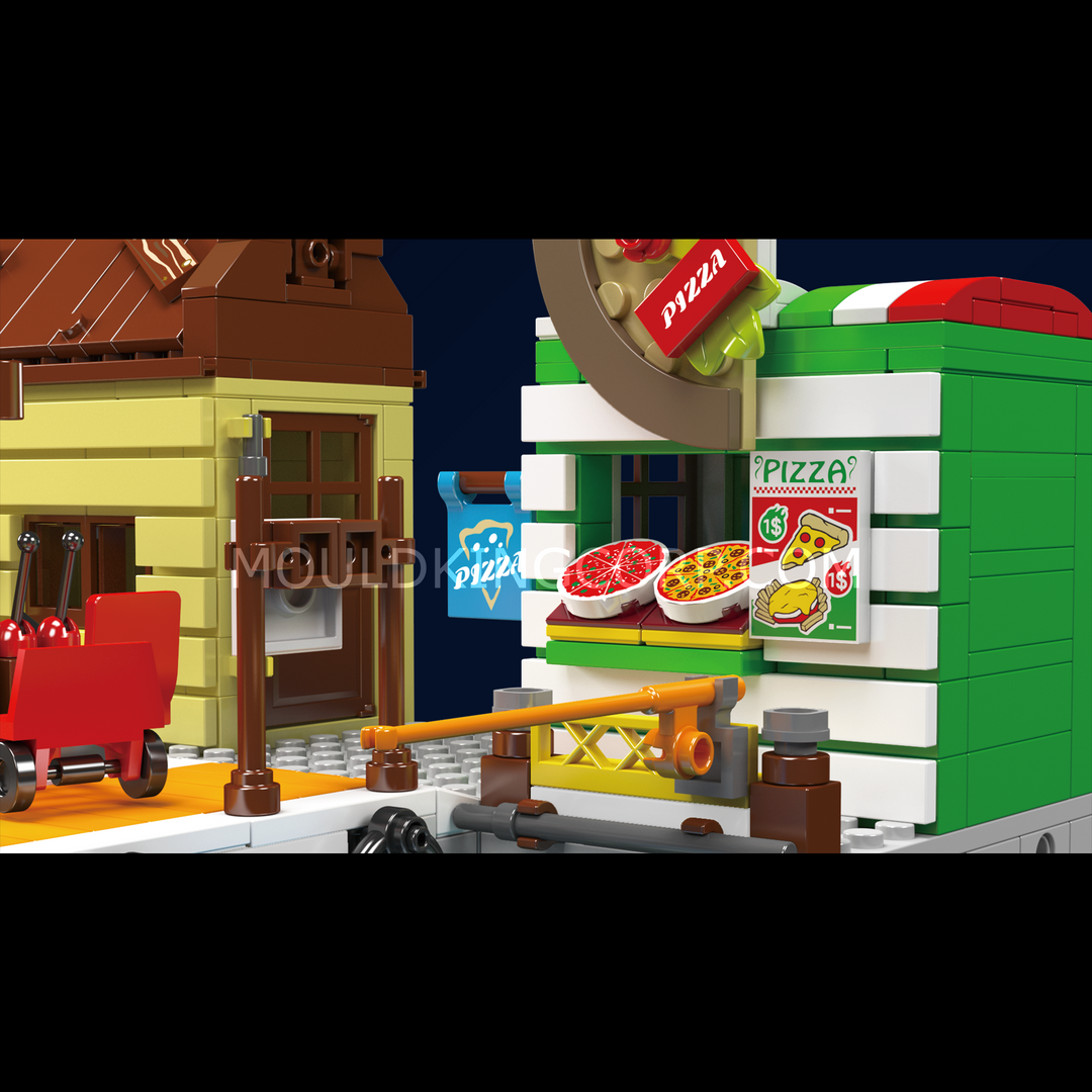Mould King 10109 Dockside laad- en losblokset | 821 stuks