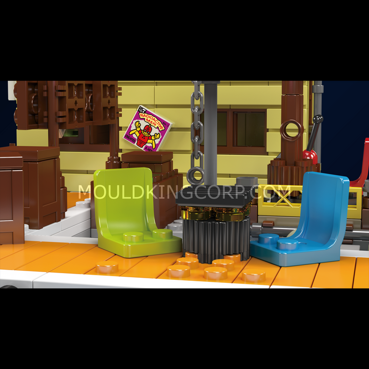 Mould King 10109 Dockside laad- en losblokset | 821 stuks