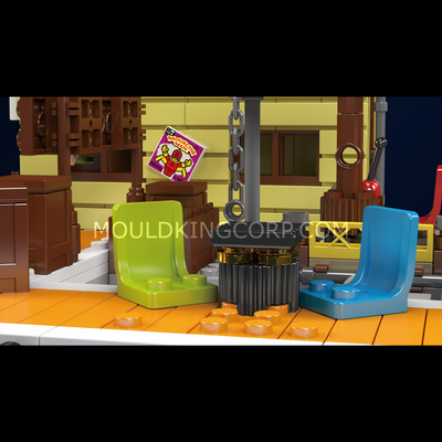 Mould King 10109 Dockside Loading and Unloading Block Set | 821 Pcs