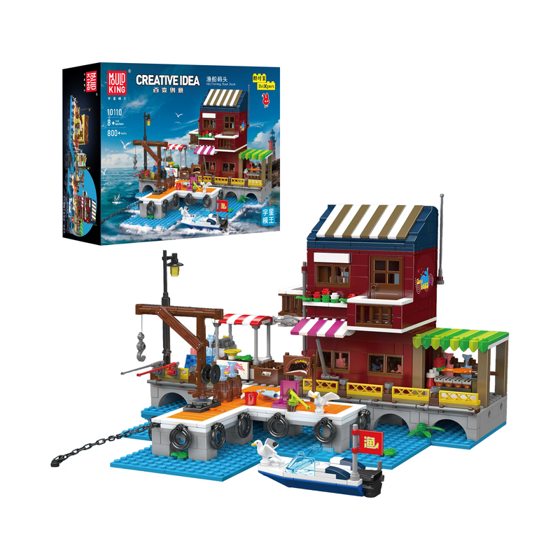 Mould King 10110 Fishing Dock Building Set | 800 Pcs