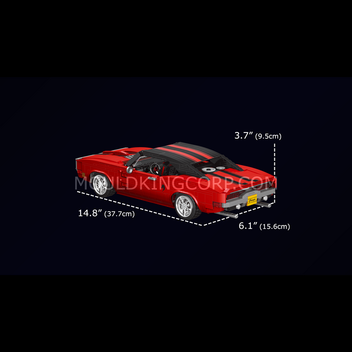 Mould King 10112 Charger Car Model Building Set | 1,869 Pcs