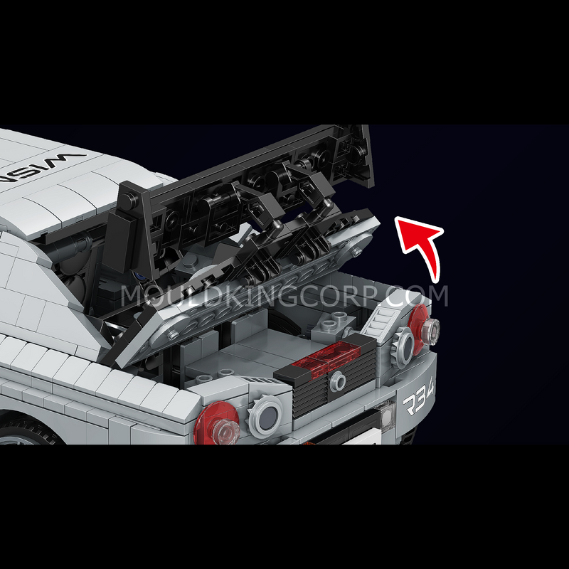 Mould King 10113 Skyline GTR R34 Kit de construction de maquettes de voitures | 1 471 pièces