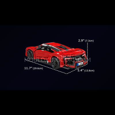 Mould King 10117 Liken Hypersport Car Kit de construction de modèles | 1 311 pièces