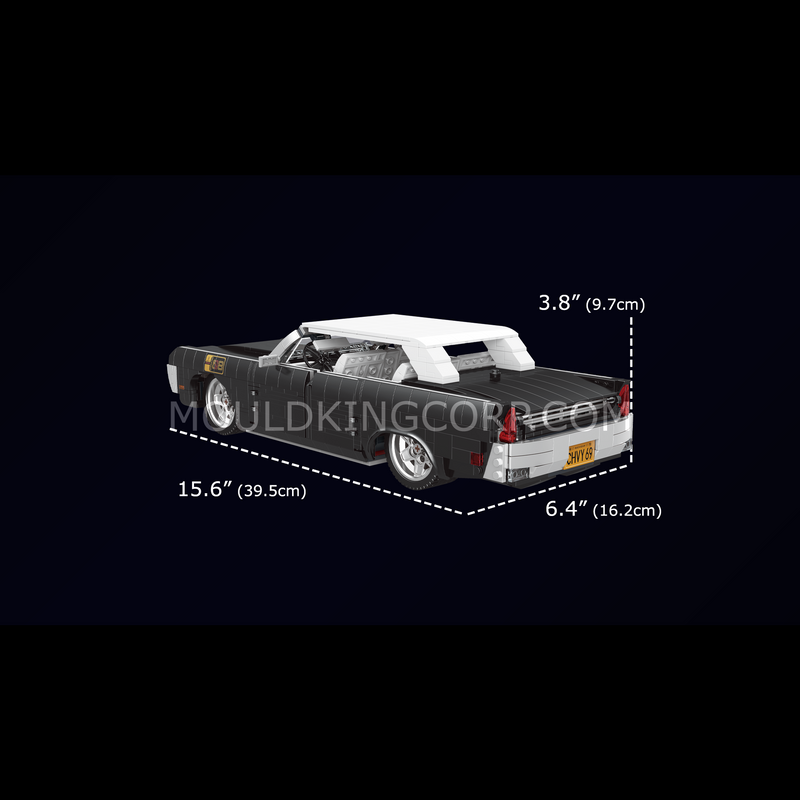 Mould King 10118 Lincoln Continental Automodellbausatz | 1.903 Teile