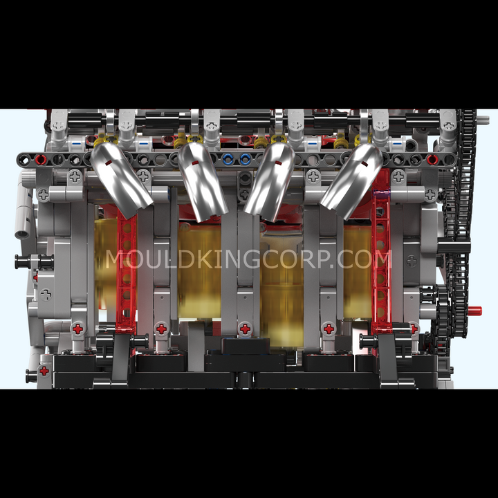 Mould King 10130S F488 Motorized Supercar Engine Model Building Set | 2,936 Pcs