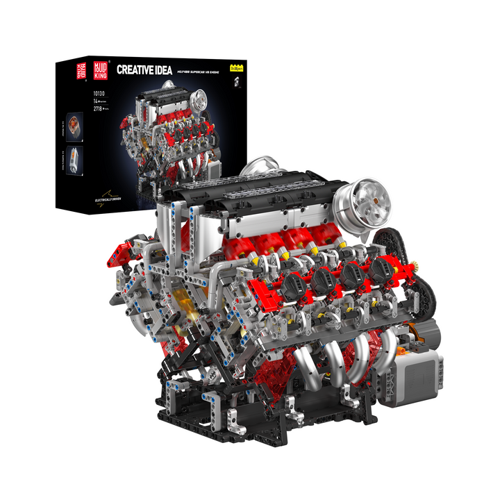 Lego Twin Turbo V8 Lego Ferrari Engine MOC Ferrari V8 Twin