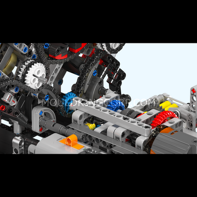 Mould King 10130 F488 Motorised V8 Engine Building Set | 2,718 Pcs