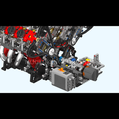 Mould King 10130 F488 Motorised V8 Engine Building Set | 2,718 Pcs