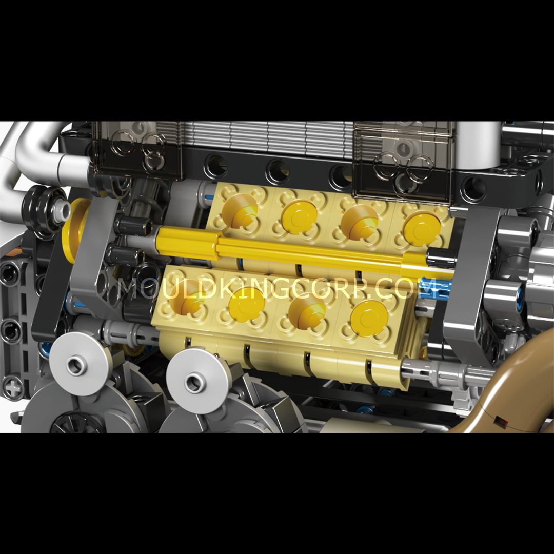 Mould King 10171 Modell di Motore in Mattoncini da Costruzione, Kit di Costruzione di Motori per Adulti, MOC Motore a Benzina come Giocattolo/Regalo/Oggetto da Collezione (487 Pezzi Mould King 10171 Modell di Motore in Mattoncini da Costruzione, Kit di Costruzione di Motori per Adulti, MOC Motore a Benzina come Giocattolo/Regalo/Oggetto da Collezione (487 Pezzi