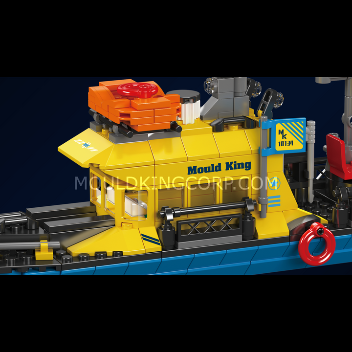 Mould King 10134 Mini-Unterwasser-Erkundungsschiff-Bausatz | 380 Teile