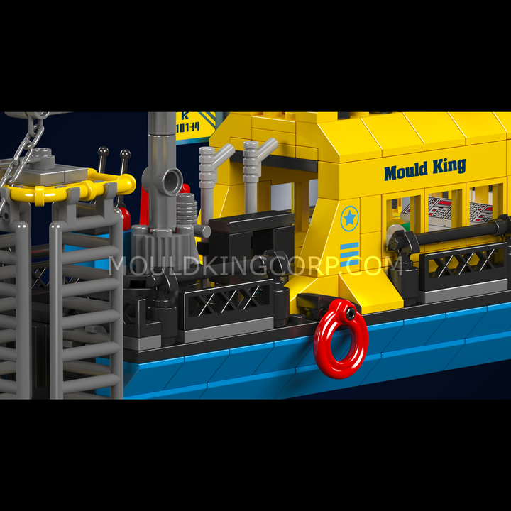 Mould King 10134 Mini-Unterwasser-Erkundungsschiff-Bausatz | 380 Teile