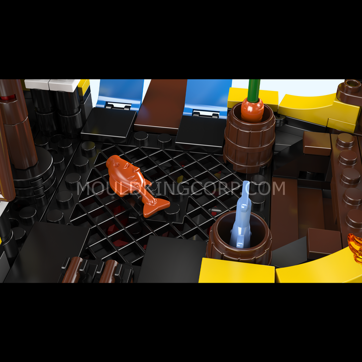 Mould King 10137 Redbeard's Revenge Schiffsmodellbausatz | 928 Teile