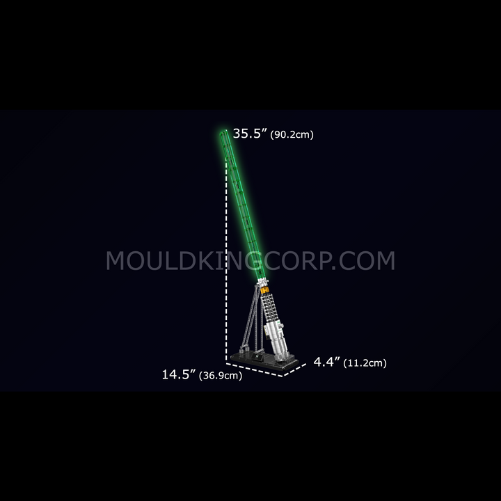Réplique grandeur nature de l'épée laser du chevalier cosmique Mould King 10140 | 1 126 pièces