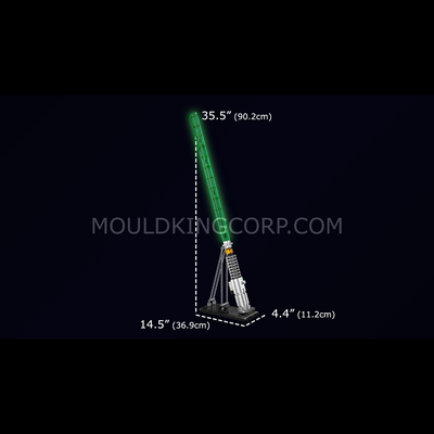 Mould King 10140 Cosmic Knight's Laser Sword - Lebensgroße Replika-Bausatz | 1.126 Teile